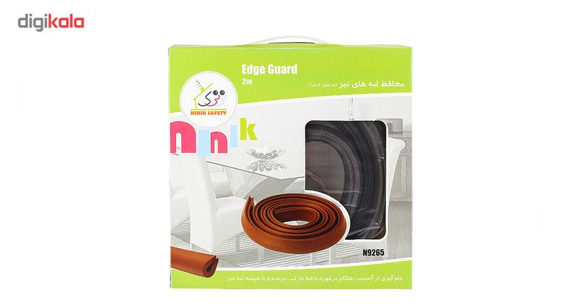 محافظ لبه های تیز یو شکل سایز بزرگ"نی نی ک" مدل N9265-2 بسته 2 متری