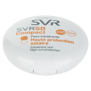 پودر ضد آفتاب اس وی آر مدل SVR 50 Compact حجم 10 میلی‌لیتر