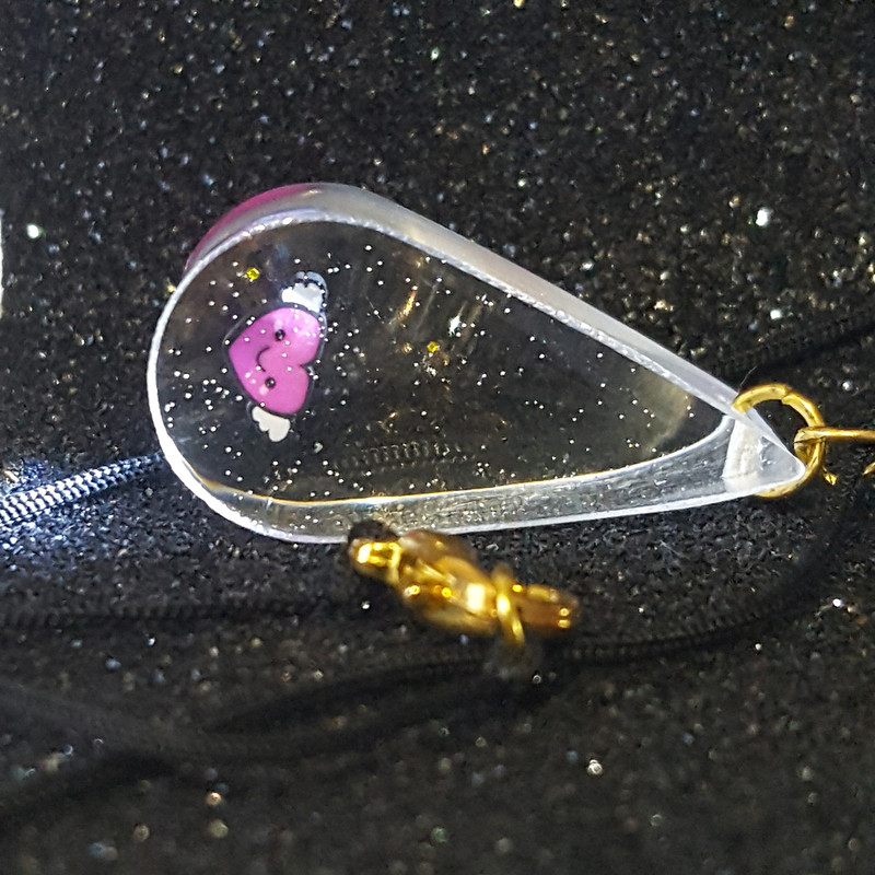 گردنبند دخترانه مدل قطره وقلب خوشحال گردنبند دخترانه مدل قطره وقلب خوشحال