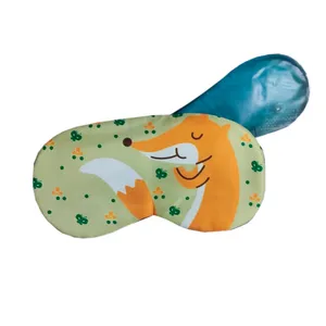 چشم بند خواب مدل کمپرس دار طرح روباه 