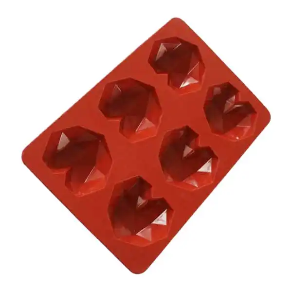 قالب دسر مدل سیلیکونی قلب اوریگامی