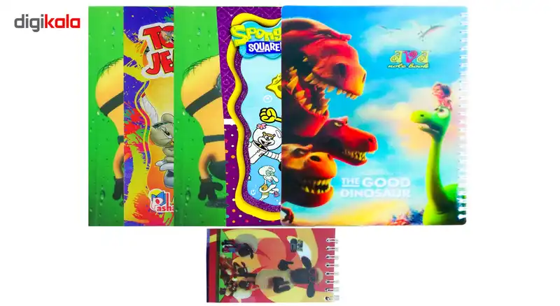 ست لوازم تحریر کد 10020 مجموعه 6 عددی