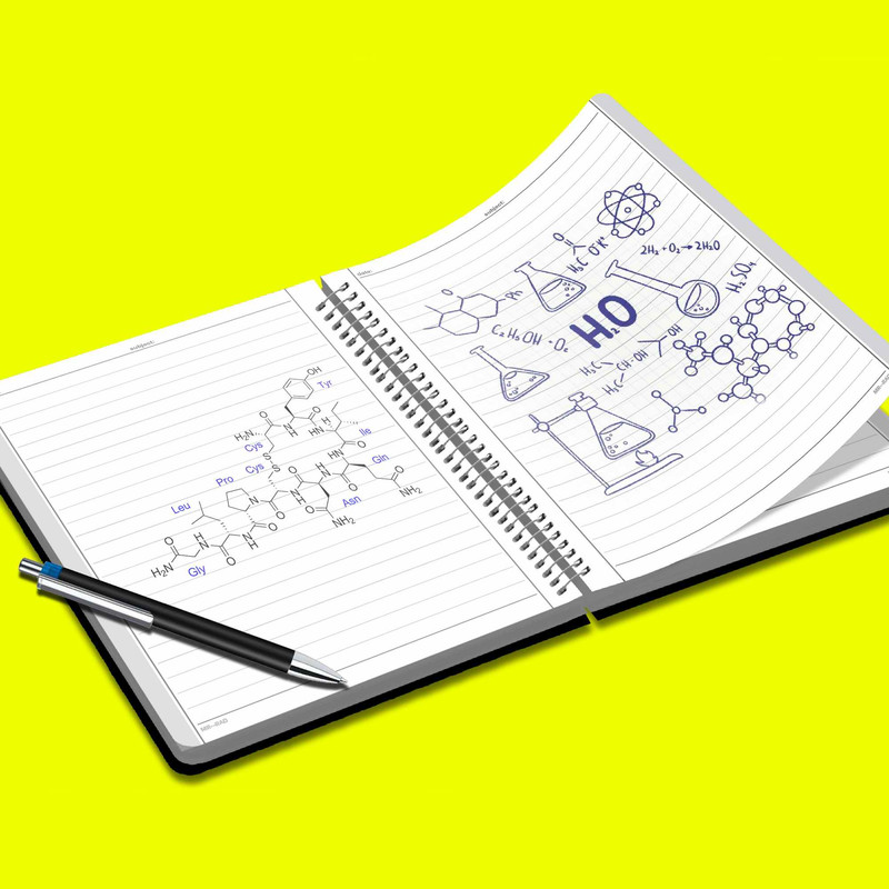 دفتر مشق 50 برگ مستر راد مدل دفتر شیمی کد 1716