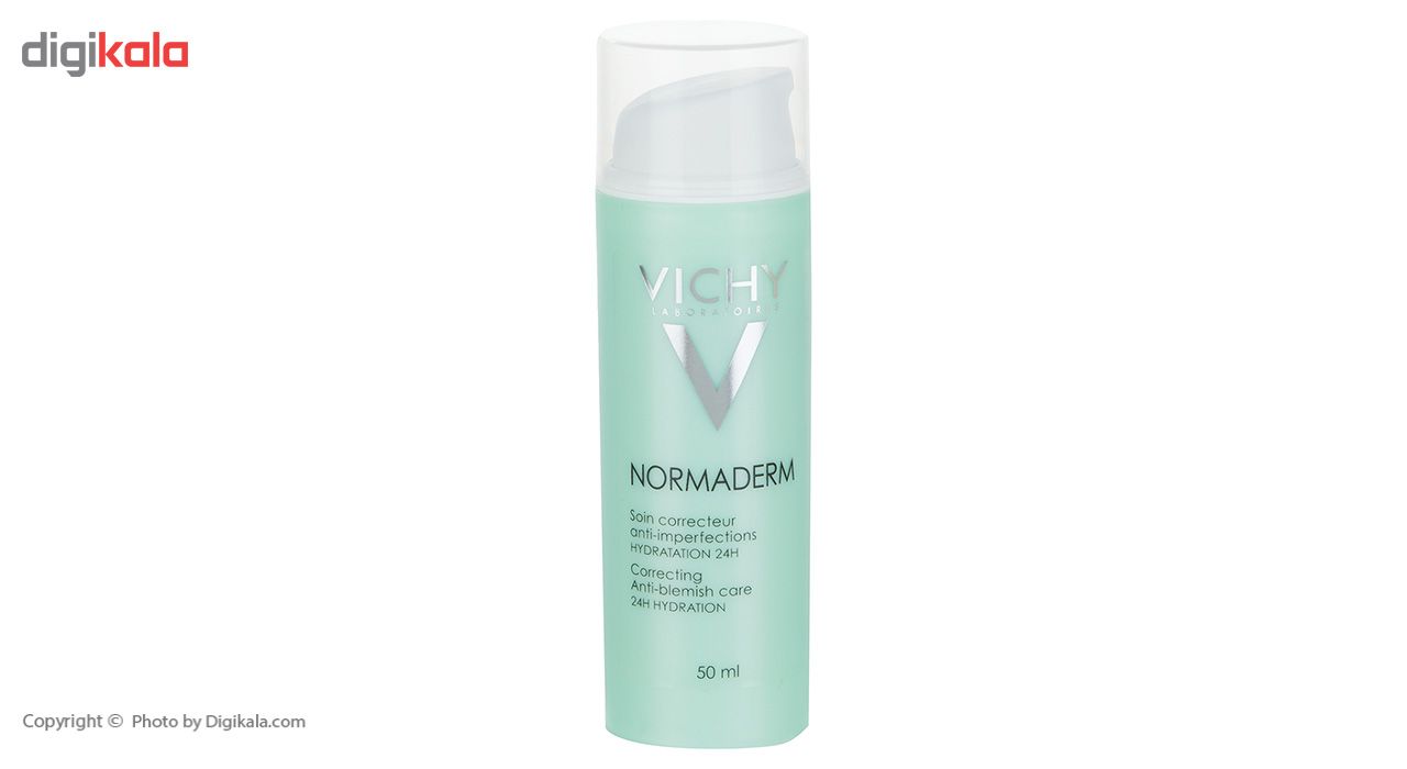 کرم ضد جوش و مرطوب کننده ویشی سری Normaderm مدل Anti Blemish Care حجم 50 میلی لیتر -  - 2