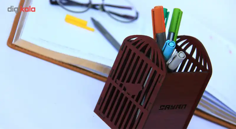 جا مدادی چوبی سایان هوم مدل قفس