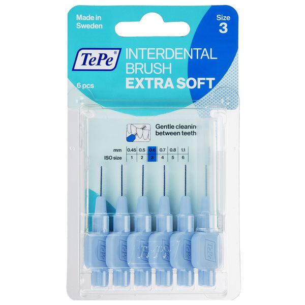 مسواک بین دندانی تپه مدل Extra Soft سایز 3 مسواک بین دندانی تپه مدل Extra Soft سایز 3
