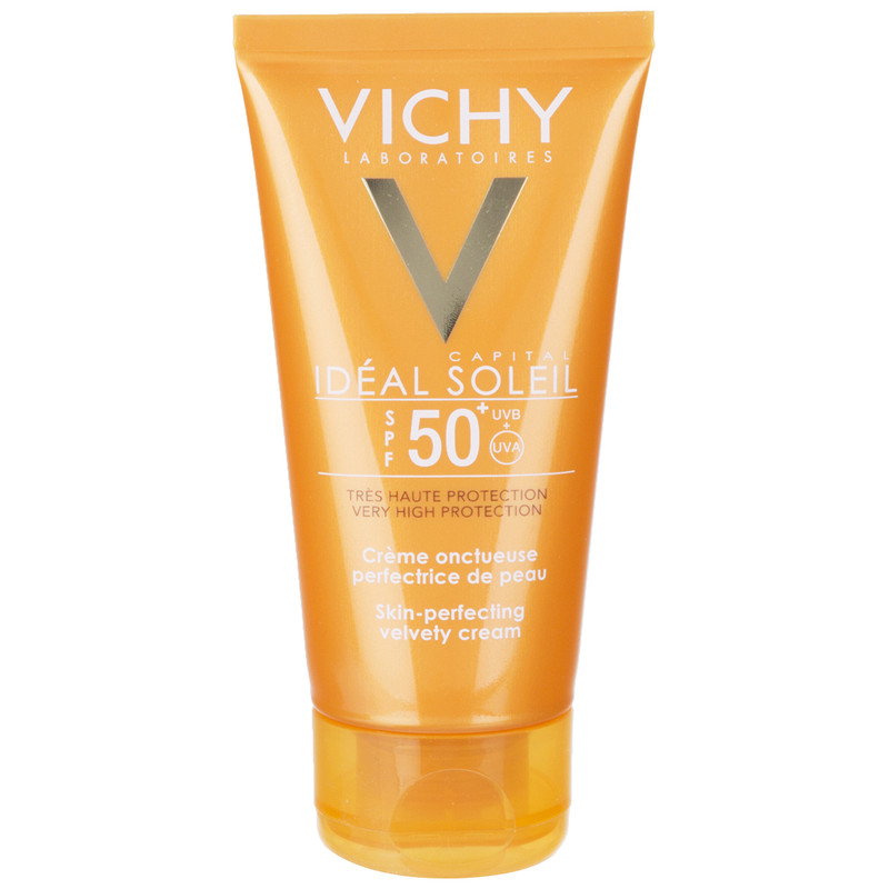 کرم ضد آفتاب ویشی سری Ideal Soleil مدل Velvety حجم 50 میلی لیتر