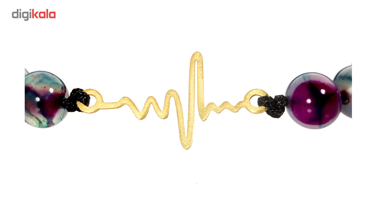 دستبند طلا 18 عیار زنانه اقلیمه کد DT155 -  - 3