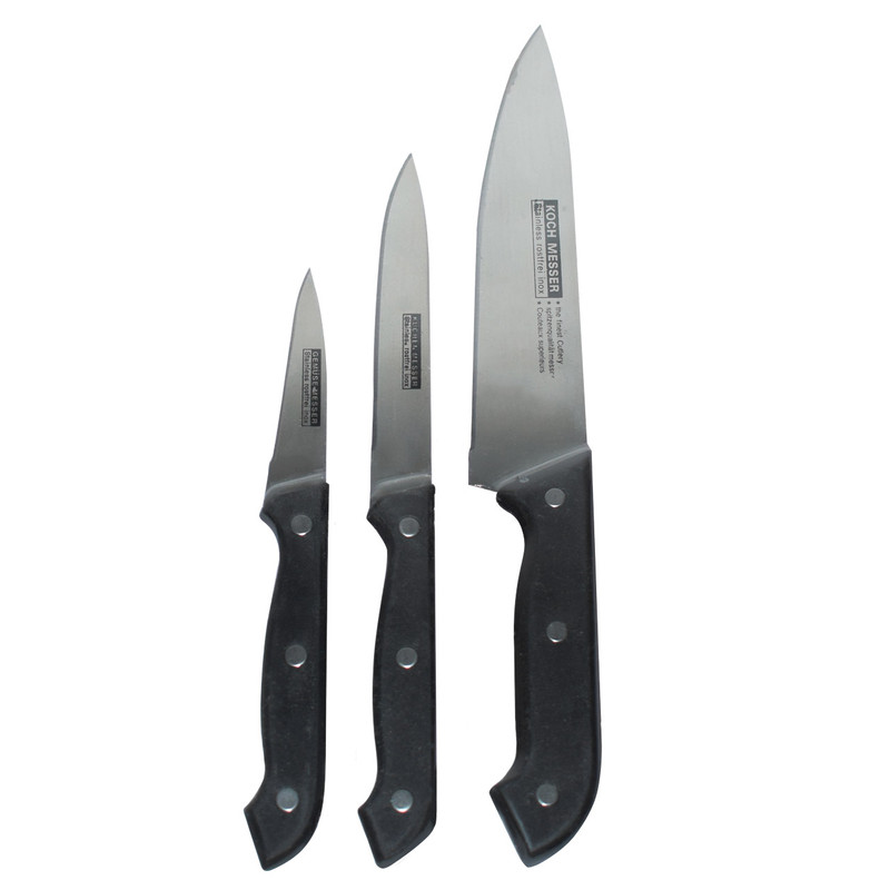 ست چاقو آشپزخانه 3 پارچه مدل Koch Messer