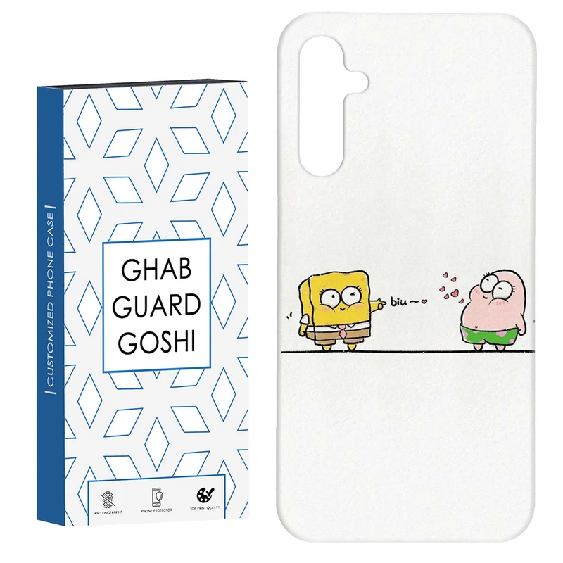 کاور قاب گارد گوشی طرح باب و پاتریک کد Dimo-352 مناسب برای گوشی موبایل سامسونگ Galaxy A14