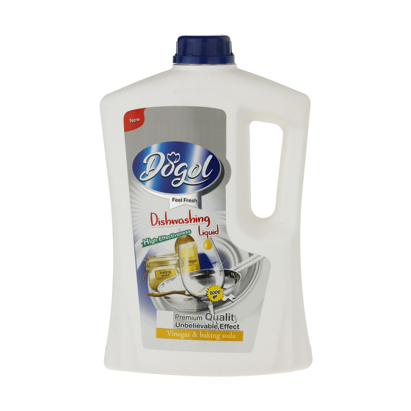 مایع ظرفشویی دوگل مدل Vinegar And Baking Soda وزن 2000 گرم 