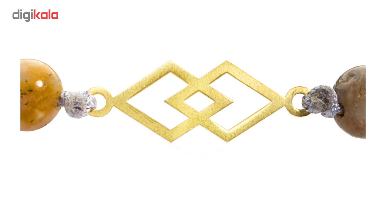 دستبند طلا 18 عیار زنانه اقلیمه کد DT176 -  - 3