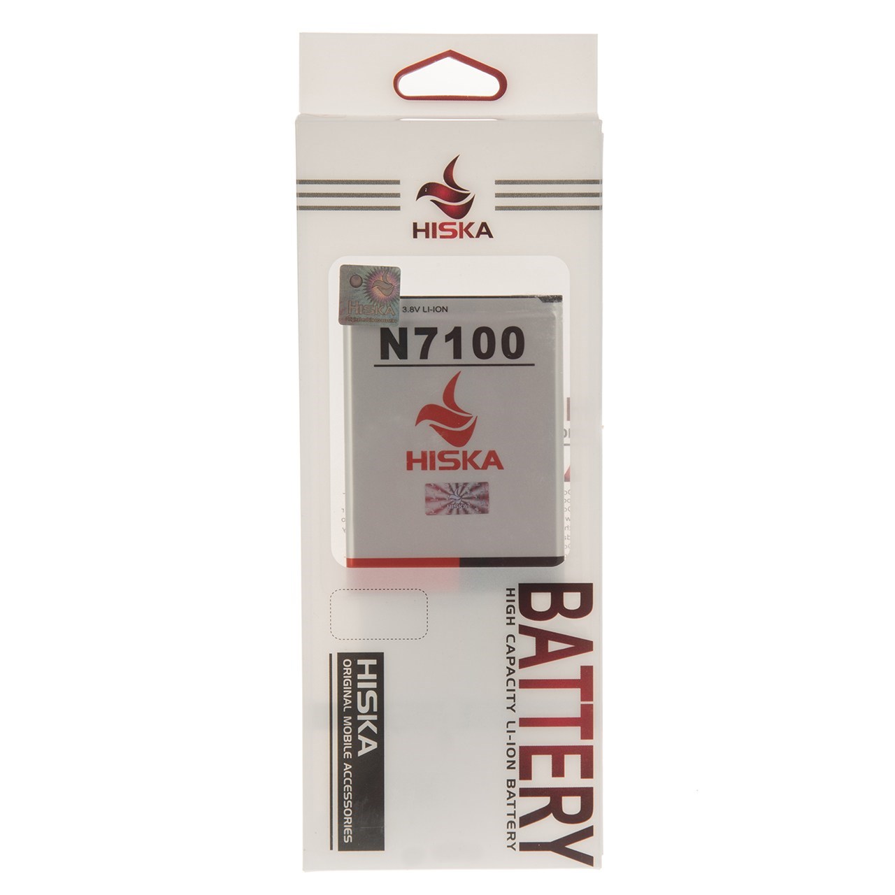 باتری هیسکا با ظرفیت 2600 میلی آمپر ساعت مناسب برای گوشی موبایل سامسونگ گلکسی نوت 2