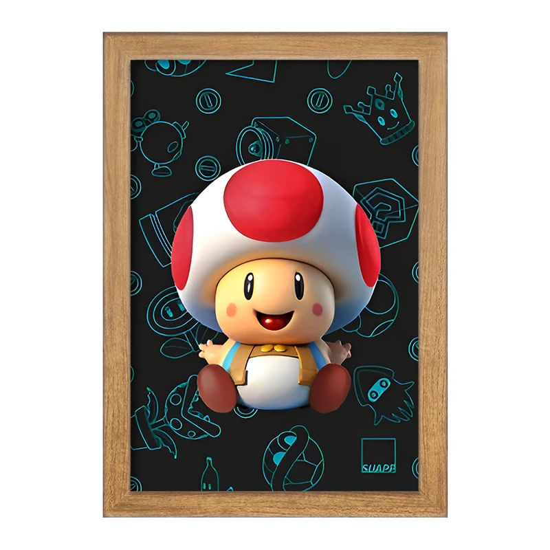 تابلو خندالو مدل سوپر ماریو (Super Mario) کد F9578