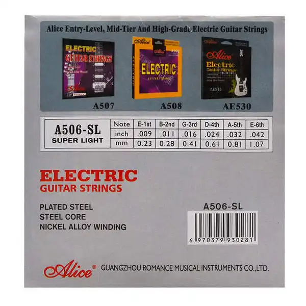 سیم گیتار الکتریک آلیس مدلA506 کدR