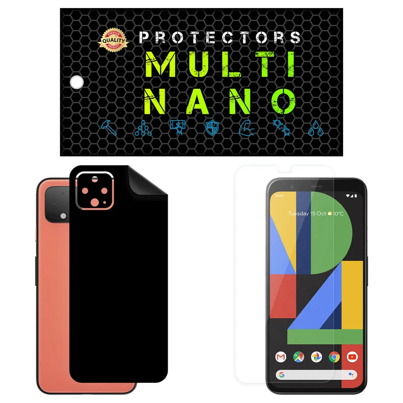 محافظ صفحه نمایش مولتی نانو مدل X-SFM مناسب برای گوشی موبایل گوگل Pixel 4 به همراه برچسب پوششی