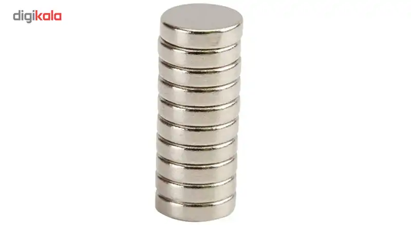 آهن ربای نیودیمیوم مدل دیسکی 5x2 بسته 10 عددی