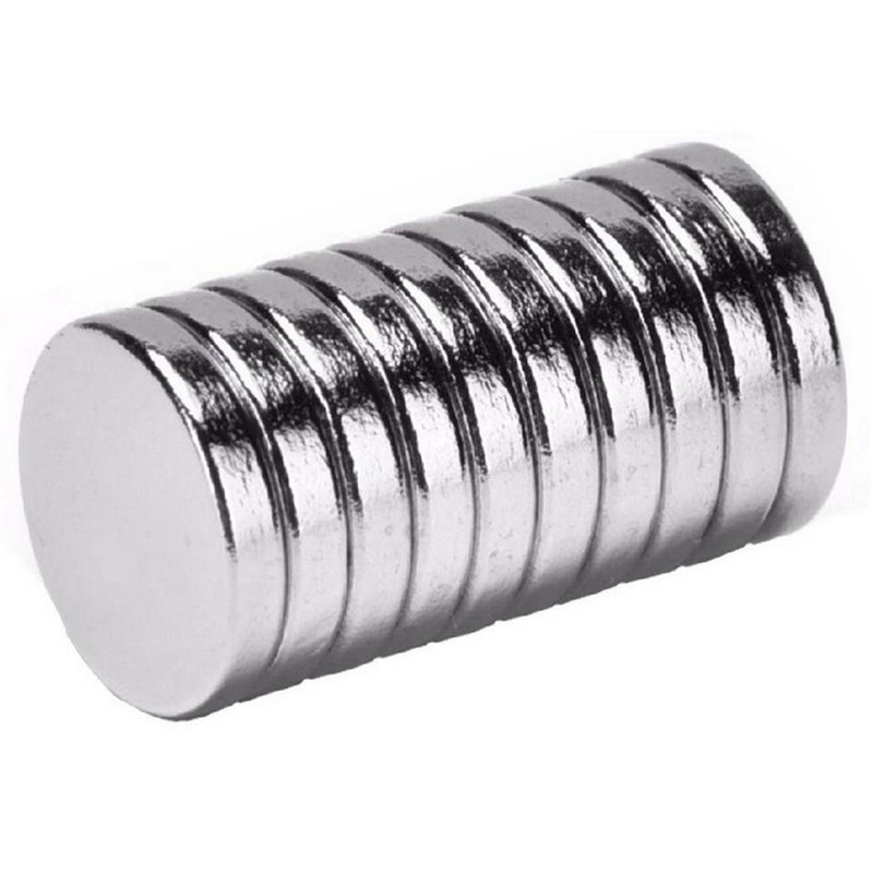 آهن ربای نیودیمیوم مدل دیسکی 8x3 بسته 10 عددی