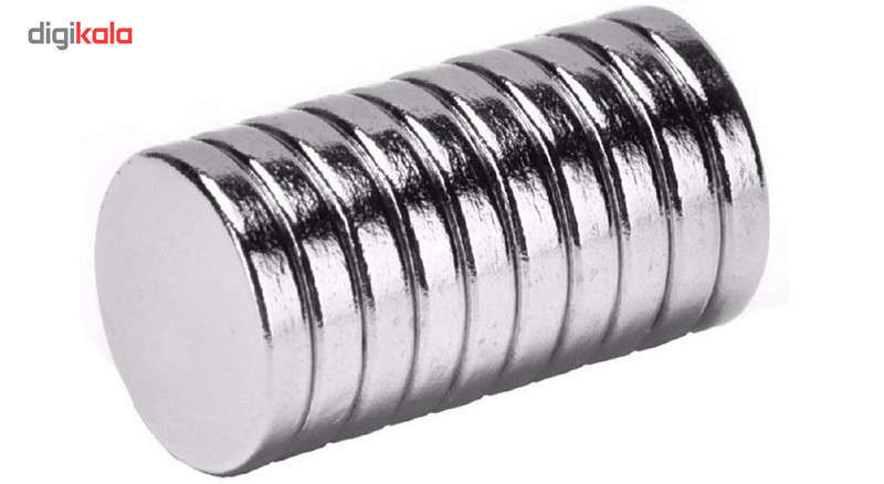 آهن ربای نیودیمیوم مدل دیسکی 8x3 بسته 10 عددی