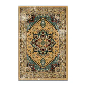 فرش پارچه‌ای مدل سنتی وینتیج مهرگان