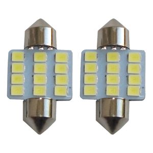 لامپ LED سقف خودرو سام مدل 12 فشنگی بسته 2 عددی