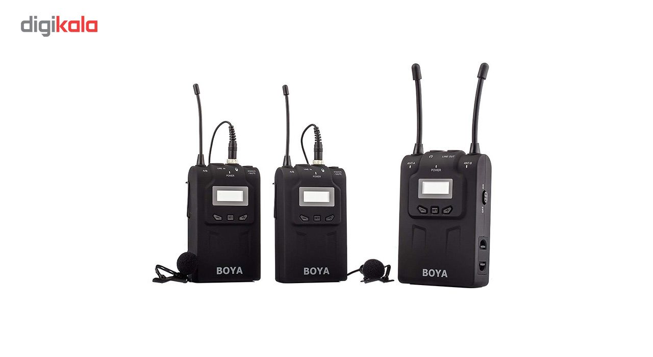 میکروفون بی سیم بویا مدل BY-WM8 Dual Channel UHF