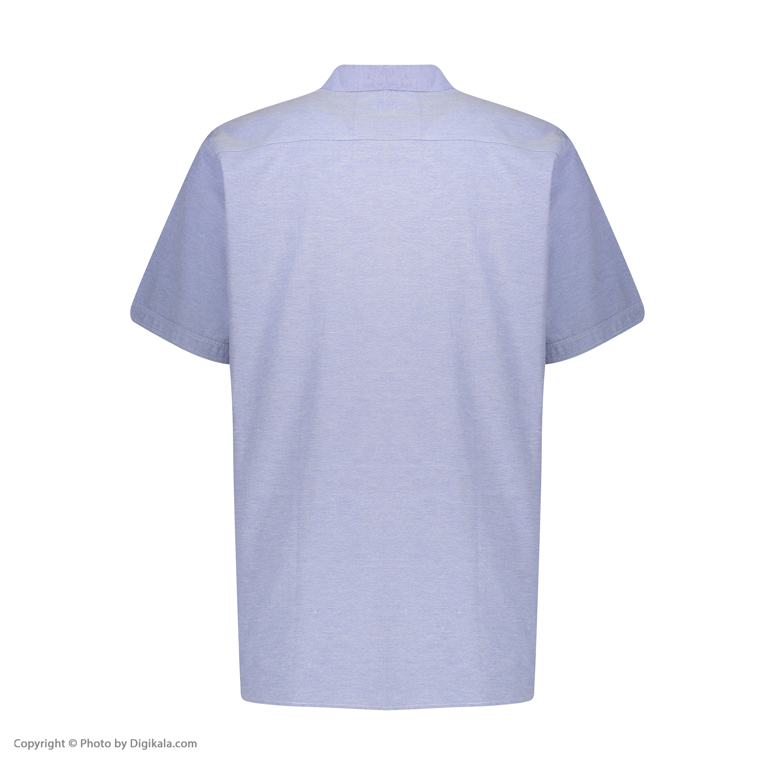 پیراهن آستین کوتاه مردانه نیو نیل مدل PM107-BLUE -  - 4
