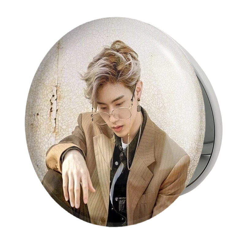 آینه جیبی خندالو طرح مارک گروه گات سون GOT7 مدل تاشو کد 11666 