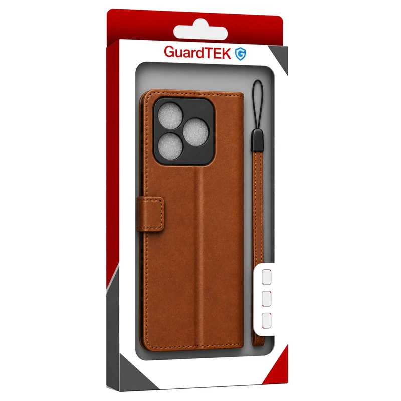 کیف کلاسوری گاردتک مدل  Flip cover strap مناسب برای گوشی موبایل ریلمی Realme C53/ C51/ Note 50 4G به همراه بند