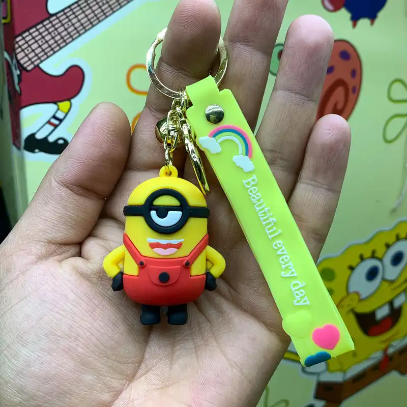 جاکلیدی مدل سیلیکونی طرح مینیون خوشحال