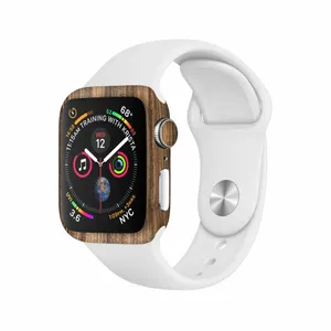 MAHOOT Light_Walnut_Wood Cover Sticker for Apple Watch Watch 4 44mm