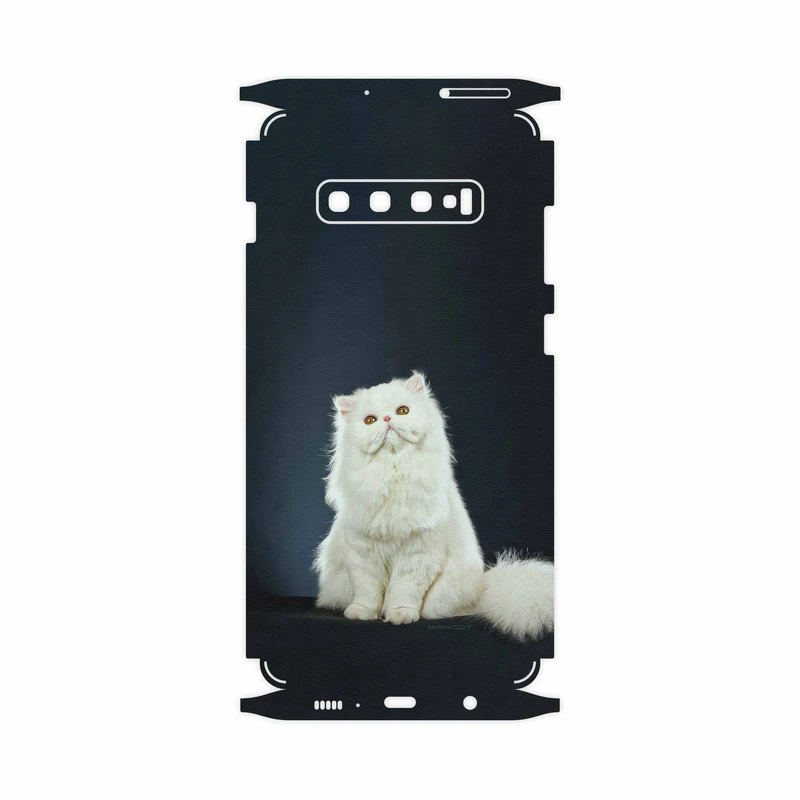 برچسب پوششی ماهوت مدل Persian cat-FullSkin مناسب برای گوشی موبایل سامسونگ Galaxy S10 Plus