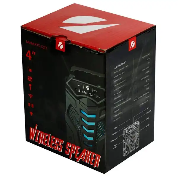 اسپیکر بلوتوثی قابل حمل کی تی اس مدل KTS-1223