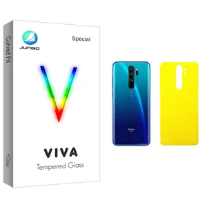 Junbo Viva Glass Back Protector For Xiaomi شیائومی Redmi Note 8 Pro