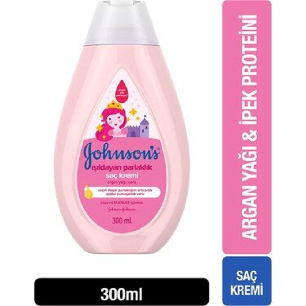 نرم کننده مو کودک جانسون مدل sac kremi حجم 300 میلی لیتر