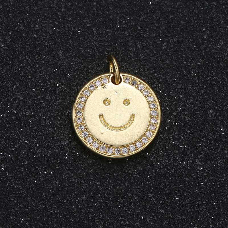 آویز گردنبند طلا 18 عیار زنانه قیراط طرح لبخند کد GH2672