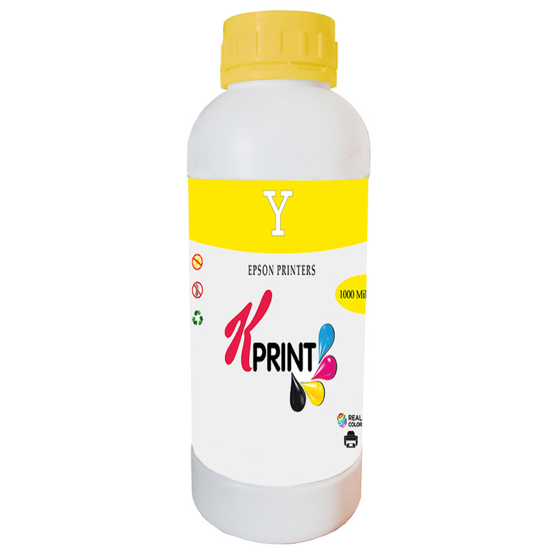 جوهر زرد مخزن کی پرینت مدل KE02L حجم 1 لیتر