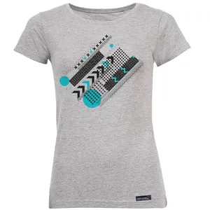 تی شرت آستین کوتاه زنانه 27 مدل Blue White کد MH1501