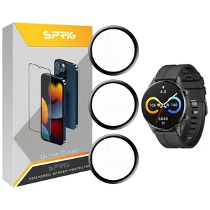 محافظ صفحه نمایش نانو اسپریگ مدل SPG مناسب برای ساعت هوشمند ایمیلب W12 بسته سه عددی
