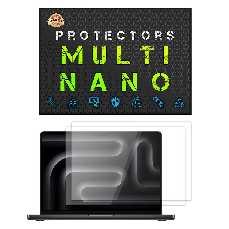 محافظ صفحه نمایش شفاف مولتی نانو مدل X-S2N مناسب برای لپ تاپ اپل MacBook Pro 14 14.2 Inch 2023 بسته دو عددی