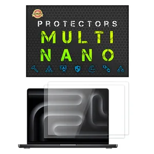 Multi Nano X-S2N Model Transparent Screen Protector For Apple MacBook Pro 14 14.2 Inch 2023 Laptop Pack Of 2