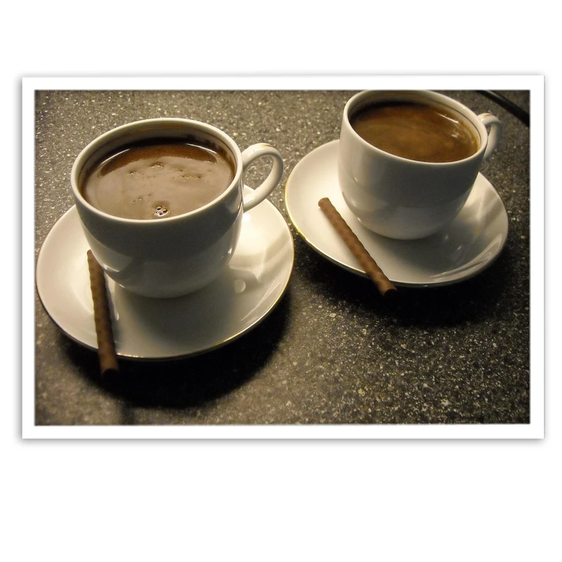 تابلو بکلیت طرح فنجان قهوه مدل W-5270