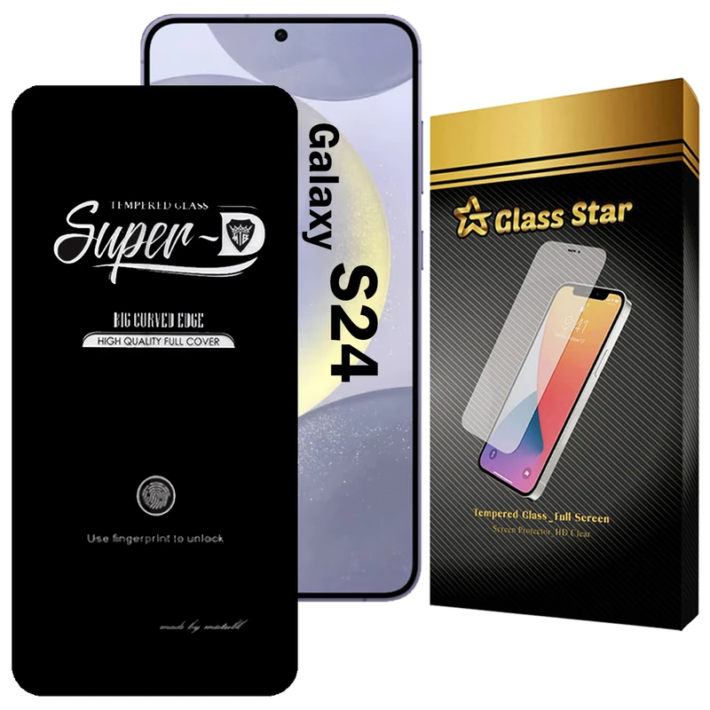 محافظ صفحه نمایش گلس استار مدل SUPERDNS مناسب برای گوشی موبایل سامسونگ Galaxy S24 5G
