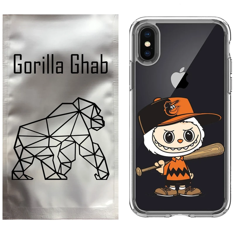 کاور گوریلا قاب مدل CLG کد 128 طرح لبوبو مناسب برای گوشی موبایل اپل iPhone X / XS