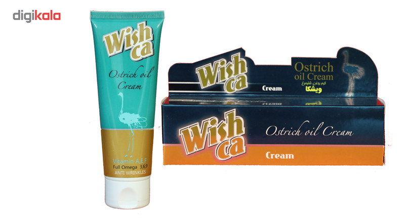 کرم ترمیم کننده ویشکا مدل روغن شتر مرغ مقدار 75 میلی گرم