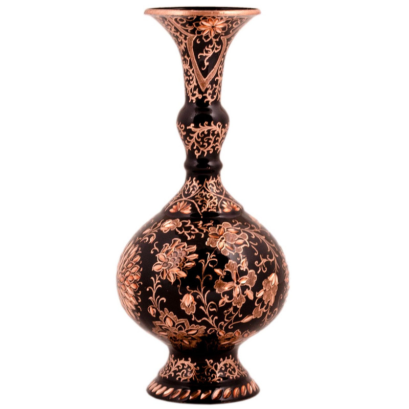 گلدان الماس تراش رستا طرح 2-14-129 ارتفاع 20 سانتی متر