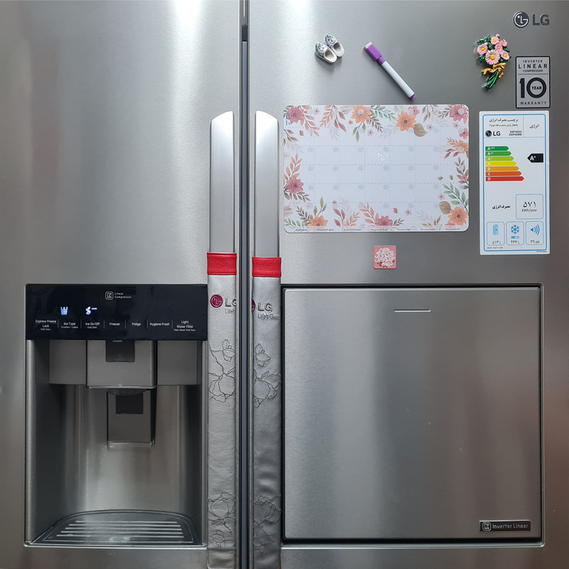 تخته وایت برد سمات مدل پلنر رو یخچالی طرح خزان سایز 20x30 سانتی متر به همراه ماژیک تخته وایت برد سمات مدل پلنر رو یخچالی طرح خزان سایز 20x30 سانتی متر به همراه ماژیک