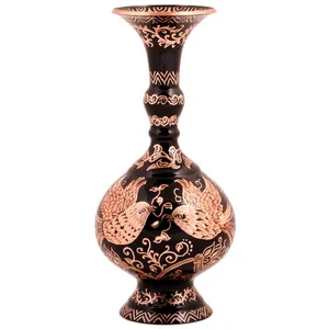 گلدان الماس تراش رستا طرح 5-14-129 ارتفاع 20 سانتی متر