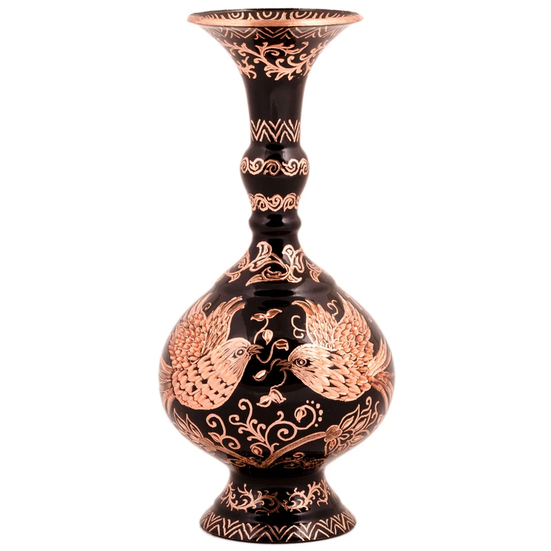 گلدان الماس تراش رستا طرح 5-14-129 ارتفاع 20 سانتی متر