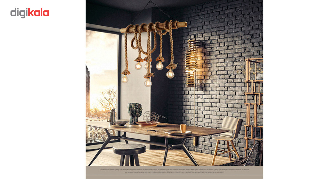 آویز تزئینی لوستر ماد  کد 6knf